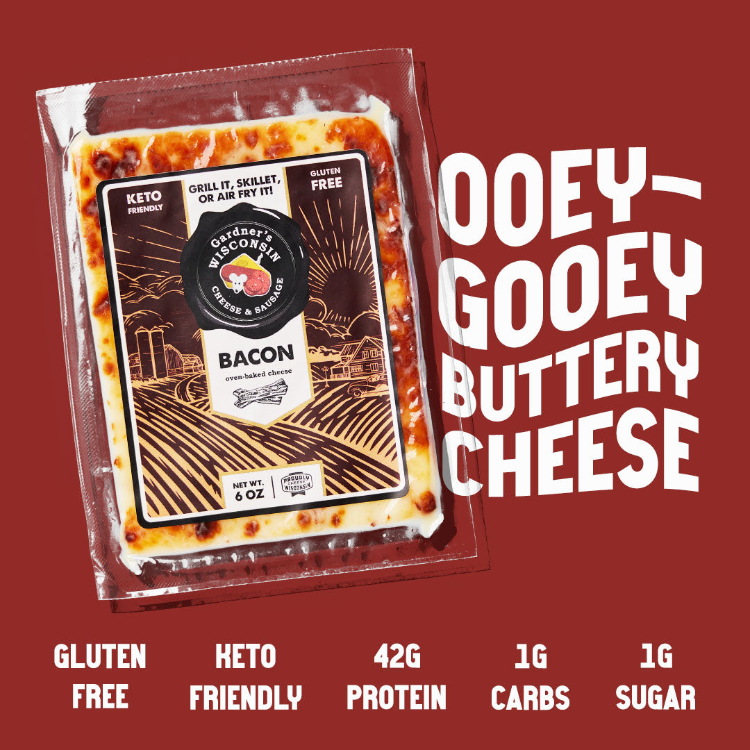 Bacon Oven-Baked Cheese - Gardners Wisconsin Cheese and Sausage