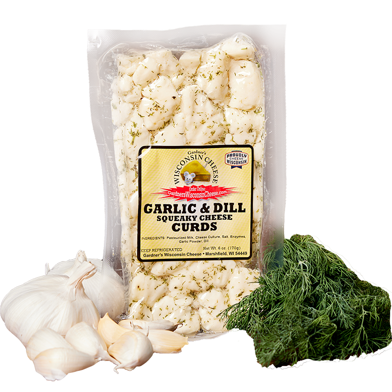 Garlic & Dill Flavored Cheese Curds