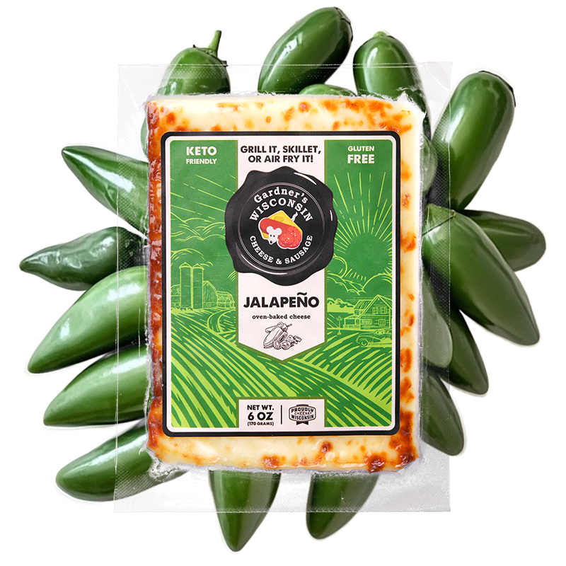 Free Jalapeno Oven-Baked Cheese - Gardners Wisconsin Cheese and Sausage