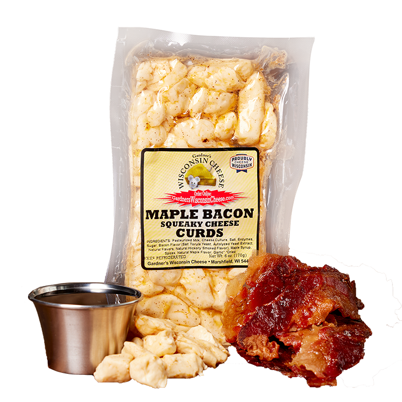 Maple Bacon Flavored Cheese Curds