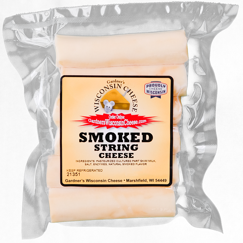 Smoked String Cheese - Gardners Wisconsin Cheese and Sausage