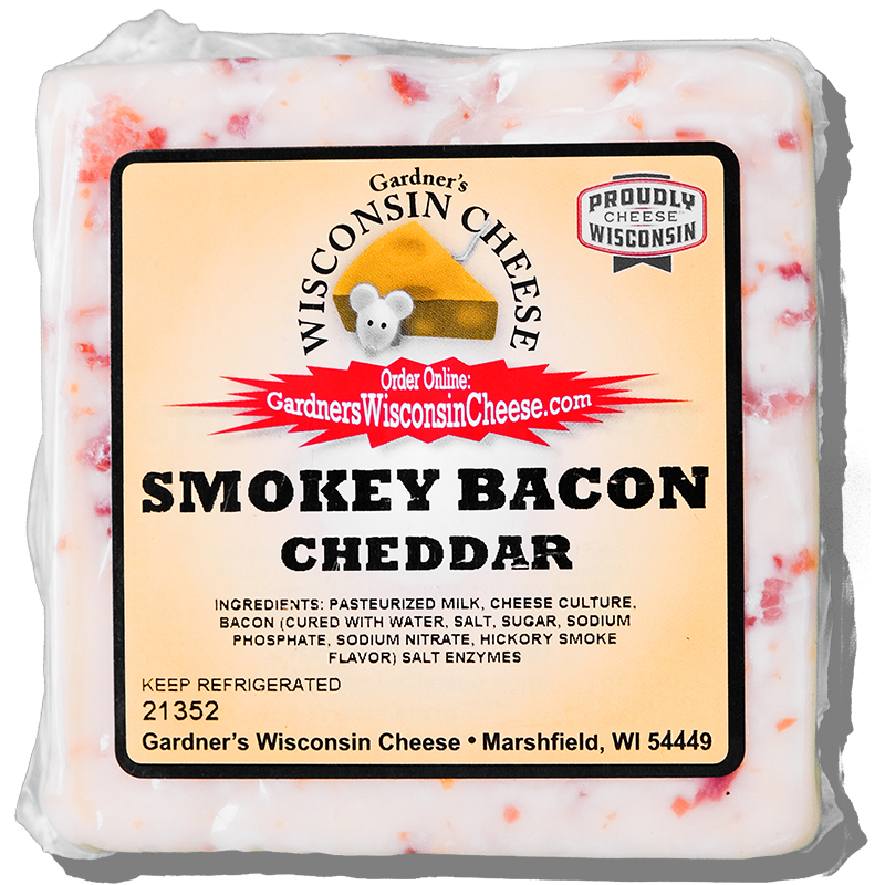 Smokey Bacon Cheddar - Gardners Wisconsin Cheese and Sausage