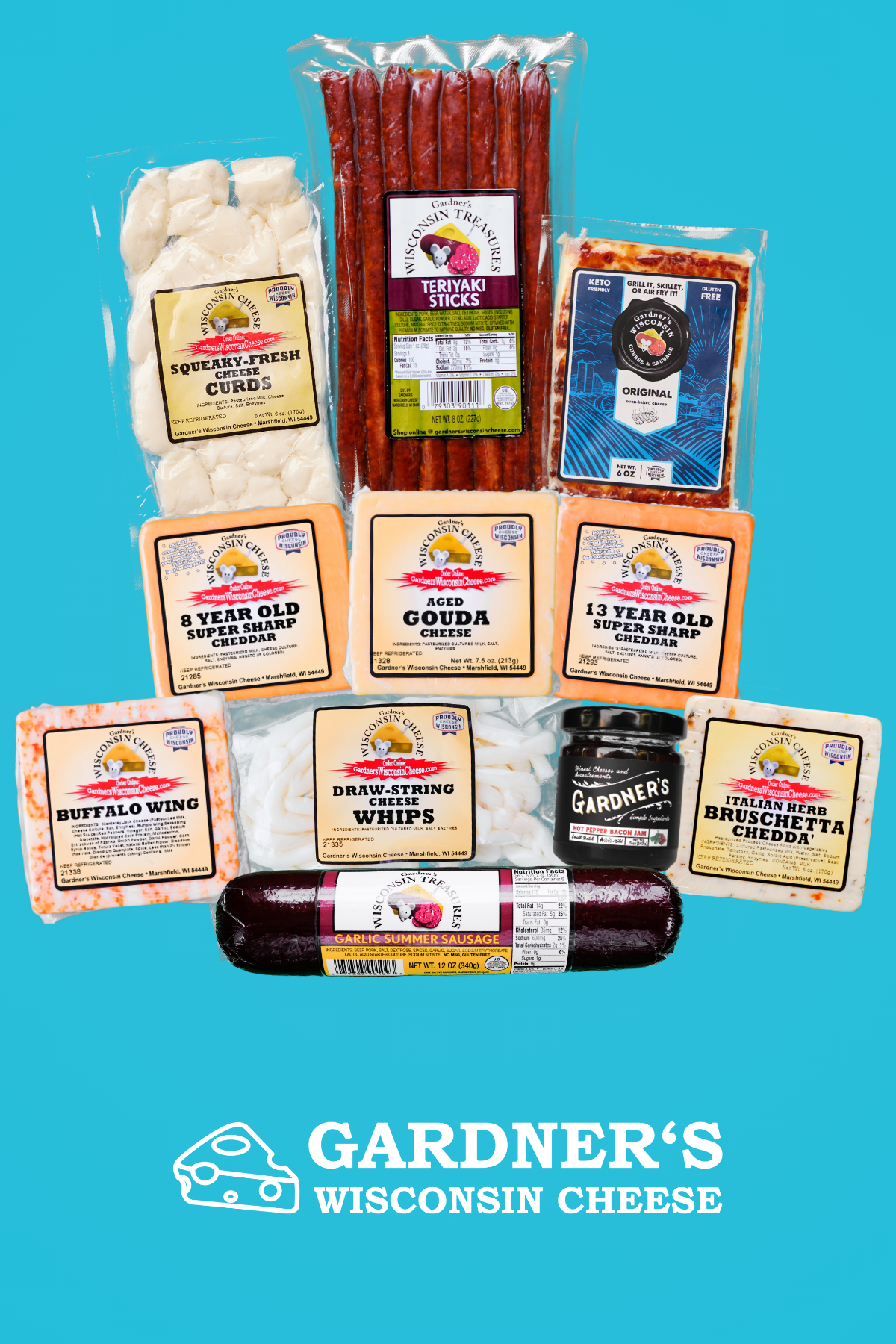 ULTIMATE Wisconsin Cheese and Sausage Package