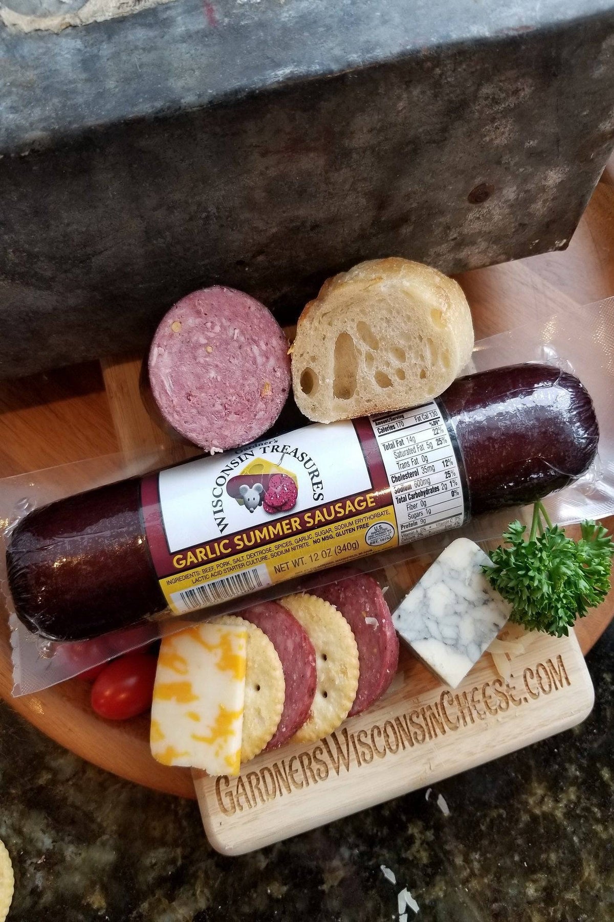 Semi-Dry Beef Summer Sausage, 10 Oz.